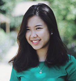 Trần Khánh Linh, sinh viên năm 2, chuyên ngành Truyền thông và Xã hội học, Đại học Oberlin, Mỹ. Ảnh: NVCC.
